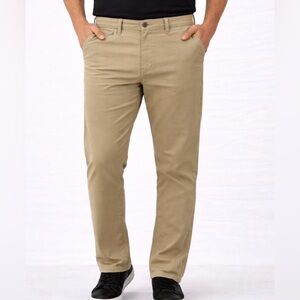 Tailor Vintage Men’s Slim Fit Khaki Pants – Size 36x30(A365)